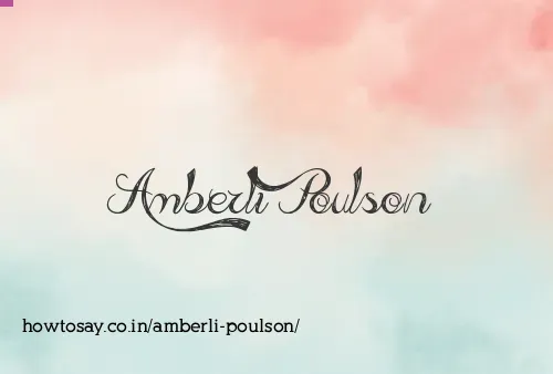 Amberli Poulson