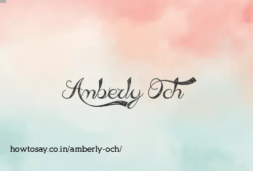 Amberly Och
