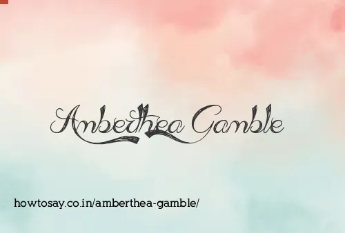 Amberthea Gamble