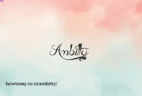 Ambitty