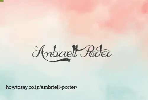 Ambriell Porter