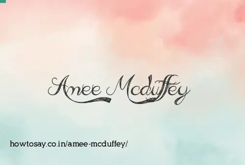 Amee Mcduffey