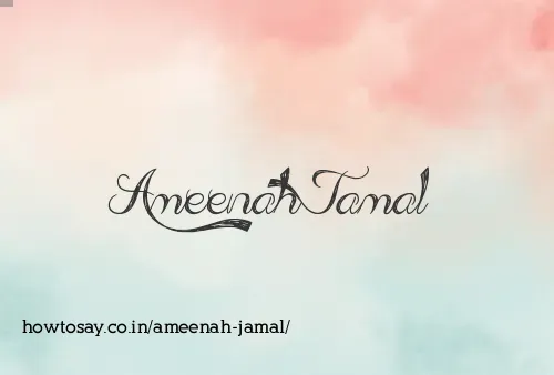 Ameenah Jamal