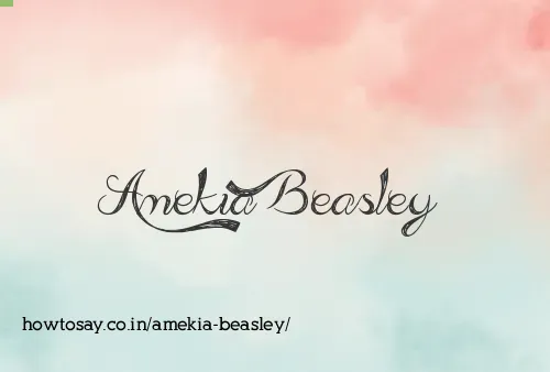 Amekia Beasley