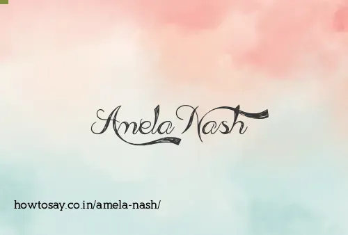 Amela Nash