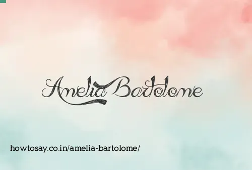 Amelia Bartolome
