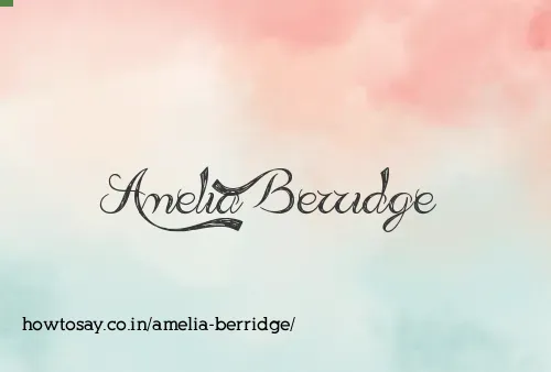 Amelia Berridge