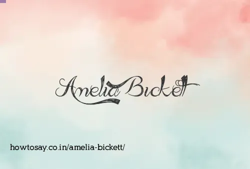 Amelia Bickett