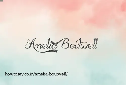 Amelia Boutwell