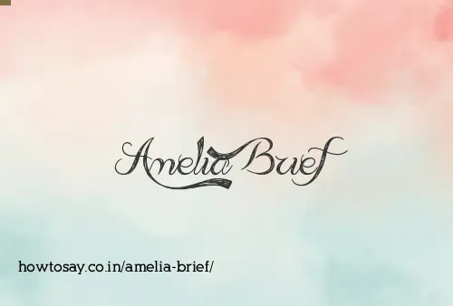 Amelia Brief