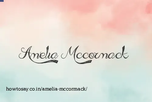 Amelia Mccormack