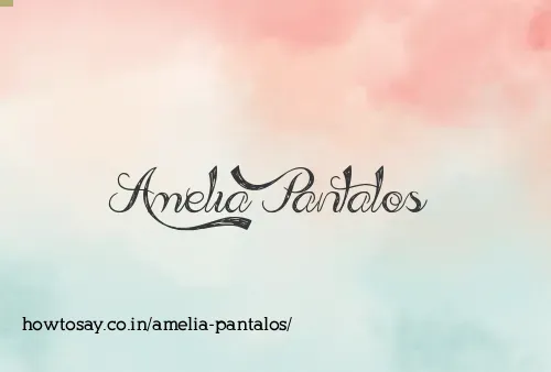 Amelia Pantalos