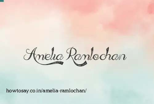 Amelia Ramlochan