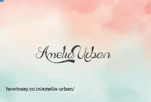 Amelia Urban