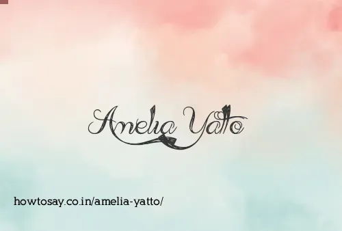 Amelia Yatto