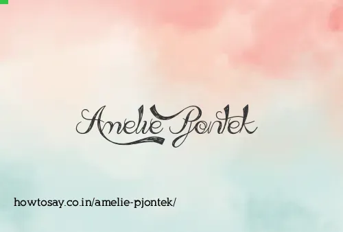 Amelie Pjontek