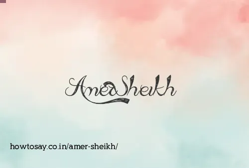 Amer Sheikh