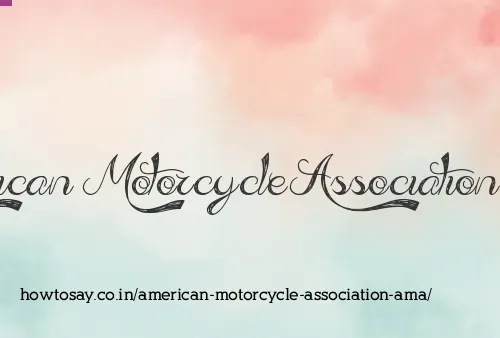 American Motorcycle Association Ama