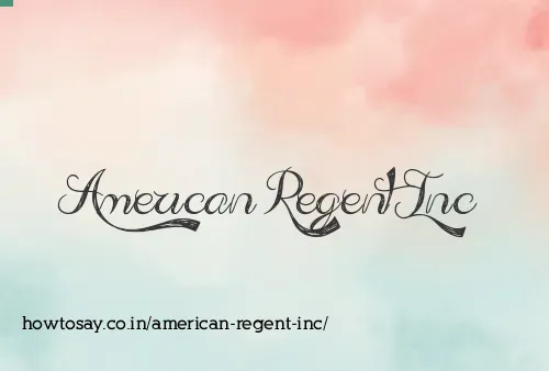 American Regent Inc