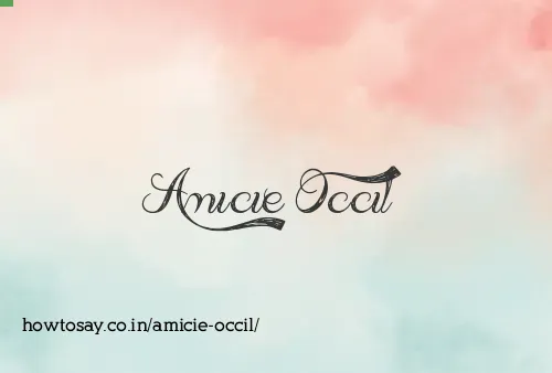 Amicie Occil
