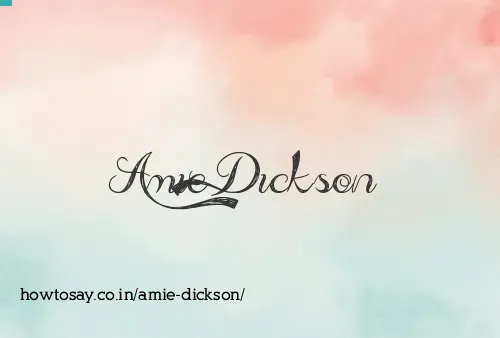 Amie Dickson