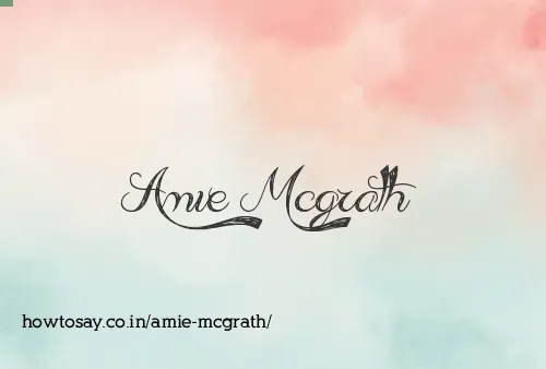 Amie Mcgrath