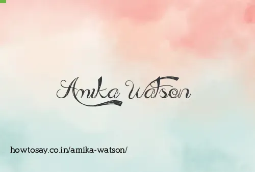 Amika Watson