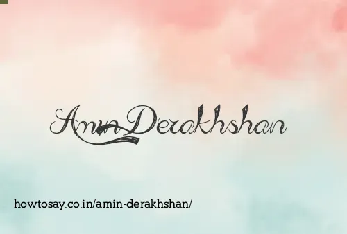 Amin Derakhshan