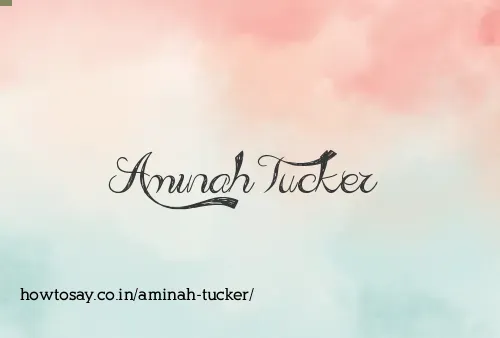 Aminah Tucker