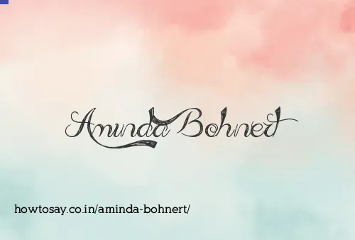 Aminda Bohnert