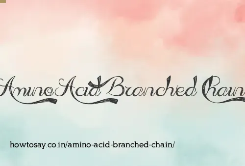 Amino Acid Branched Chain