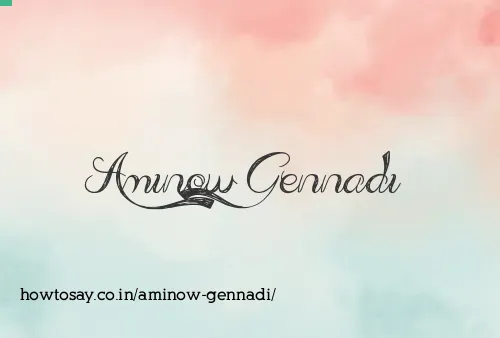 Aminow Gennadi