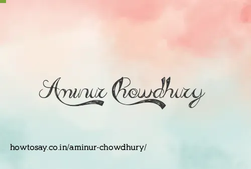 Aminur Chowdhury