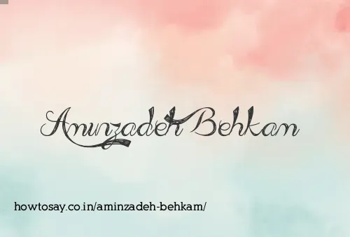 Aminzadeh Behkam