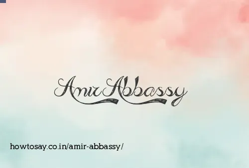 Amir Abbassy