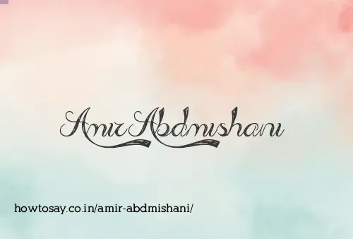 Amir Abdmishani