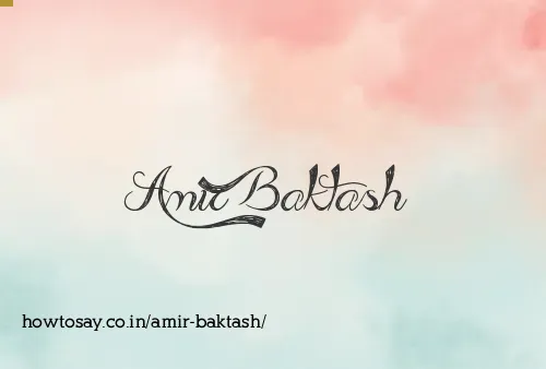 Amir Baktash