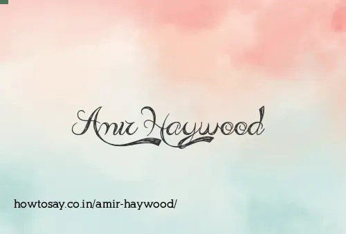 Amir Haywood