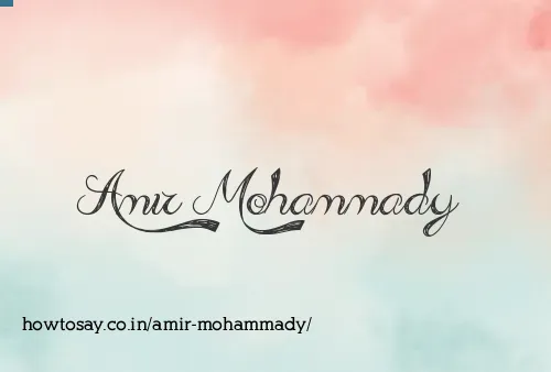 Amir Mohammady