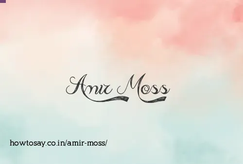Amir Moss