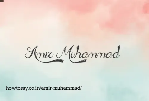 Amir Muhammad