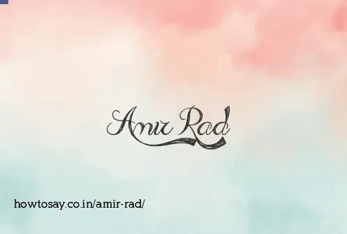 Amir Rad
