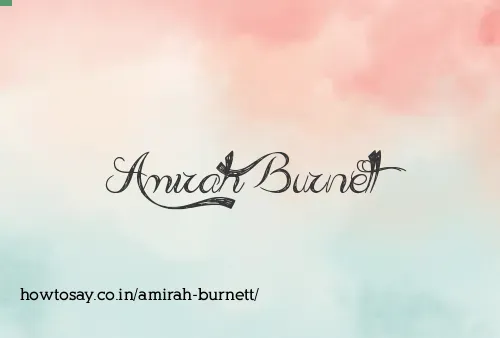 Amirah Burnett