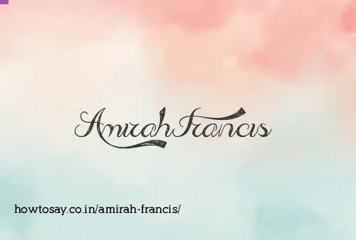 Amirah Francis