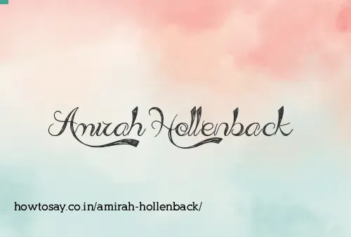 Amirah Hollenback
