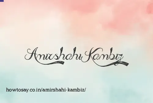 Amirshahi Kambiz