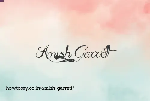 Amish Garrett