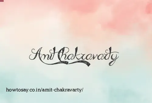 Amit Chakravarty