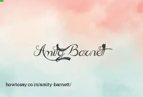 Amity Barnett