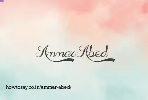 Ammar Abed